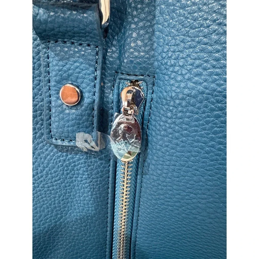 Damsel in Defense Daphne Concealed Carry Shoulder Bag Blue Large 16x10 - Picture 3 of 9